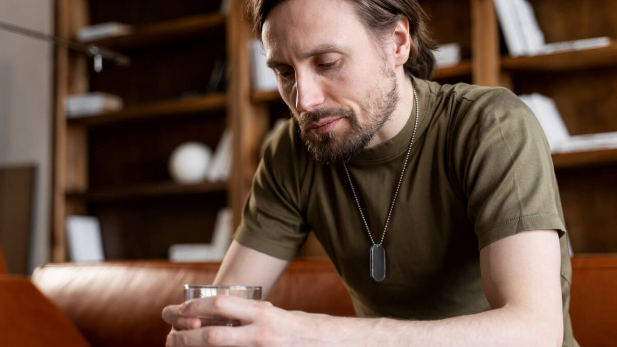 wieczorne picie alkoholu