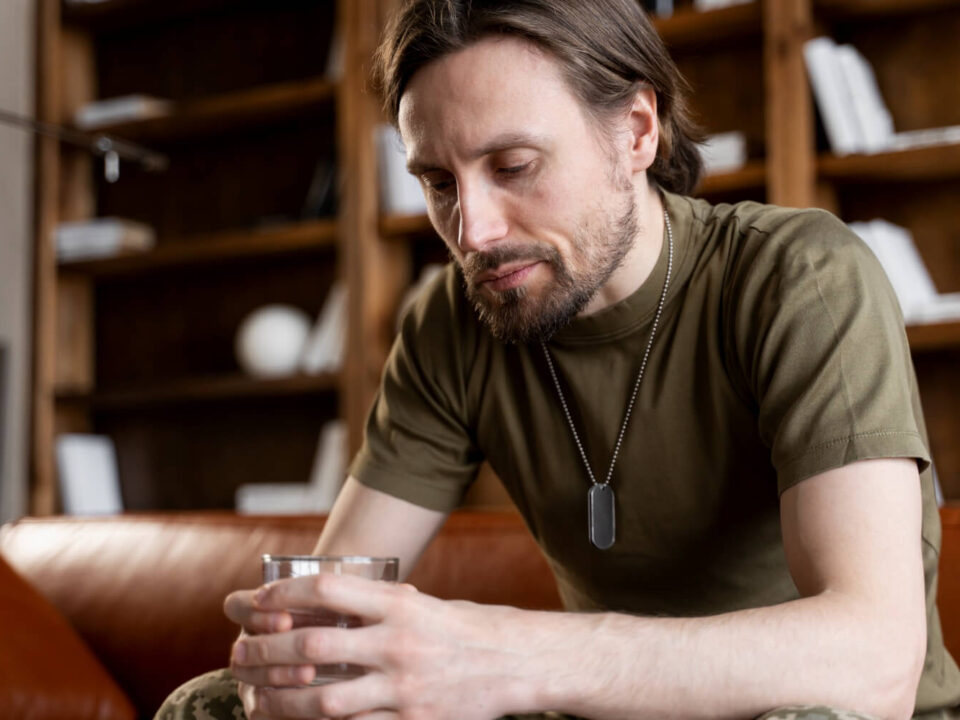 wieczorne picie alkoholu